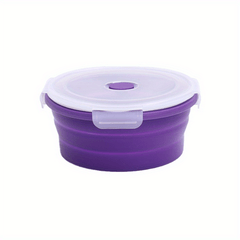 Leakproof Silicone Insulated Lunch Box Collapsible Bento Box for Office Workers