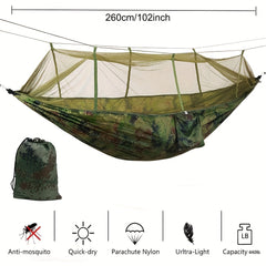 Portable Camping Hammock with Mosquito Protection