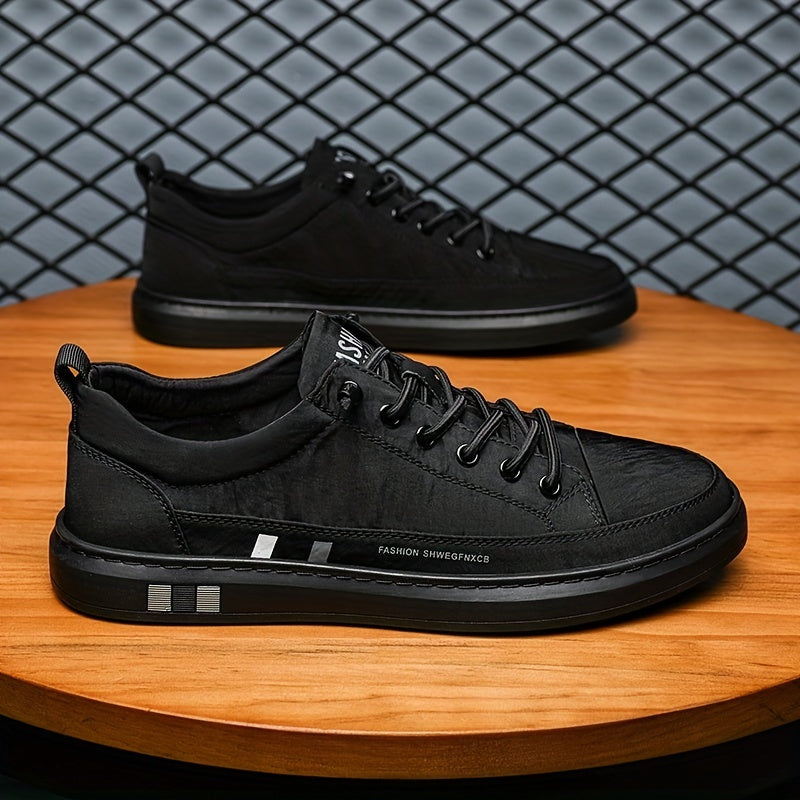 Men's Lace Up Canvas Sneakers Casual Outdoor Walking Shoes