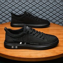 Men's Lace Up Canvas Sneakers Casual Outdoor Walking Shoes