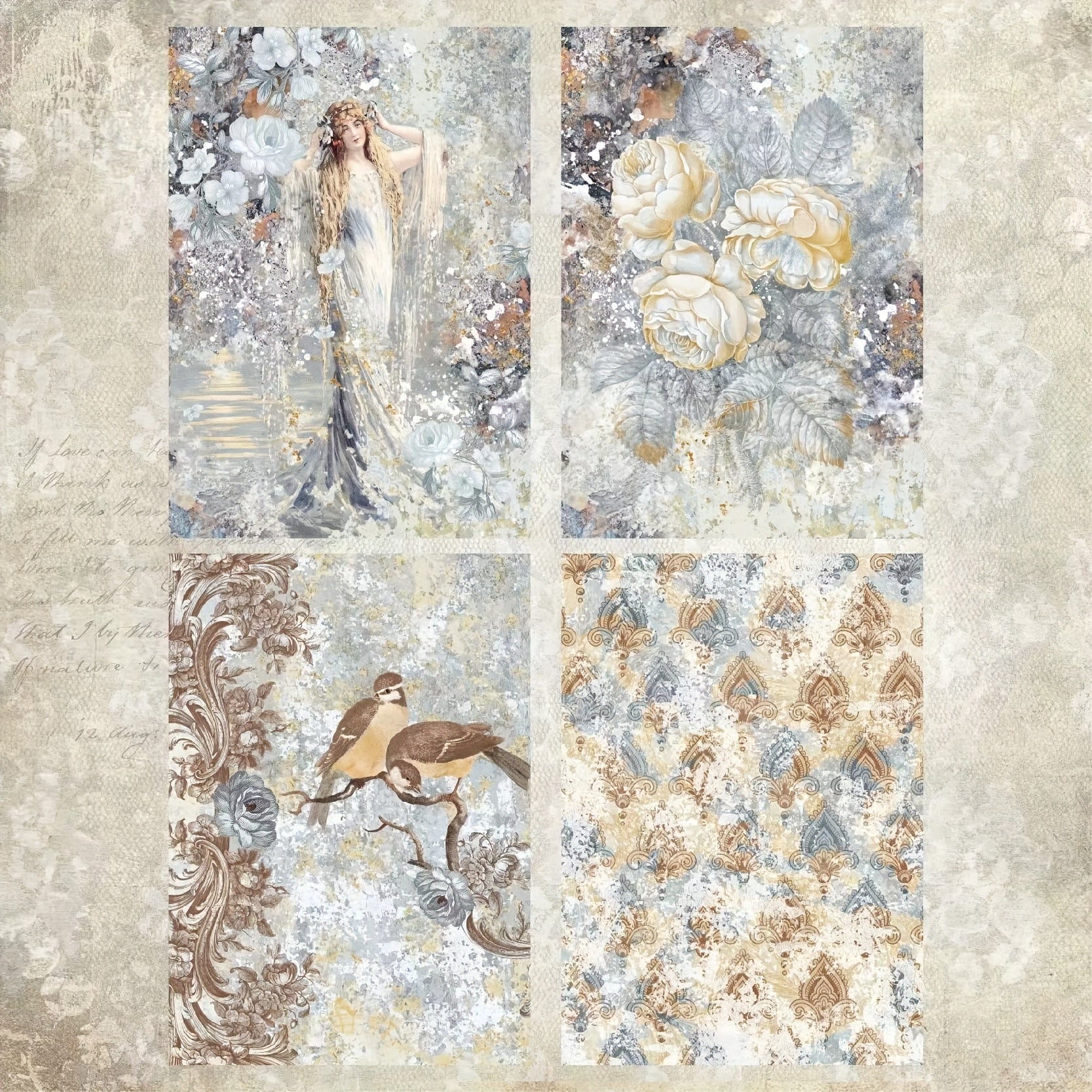 Fairyland A5 Pattern Paper for DIY Album Scrapbook - Single Sided Material