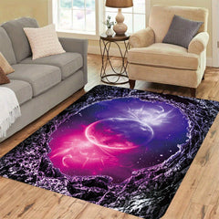 Soft and Waterproof 3D Flannel Kitchen Floor Mat Non-slip Rug