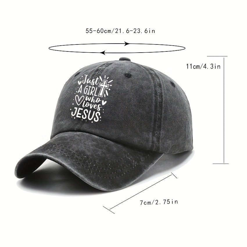 Letter Printed Baseball Cap For Men And Women Sun Hat Vintage Dad Hat