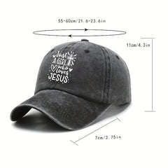 Letter Printed Baseball Cap For Men And Women Sun Hat Vintage Dad Hat