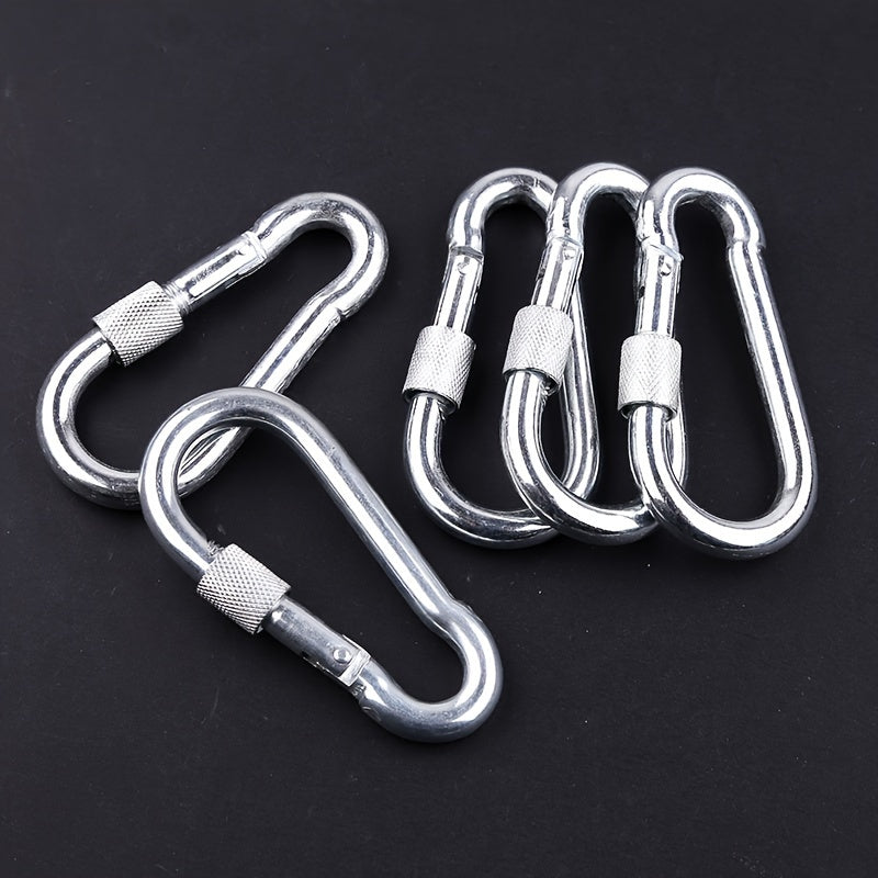 5pcs Safety Hook Buckle With Lock for Outdoor Camping Hiking
