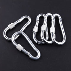 5pcs Safety Hook Buckle With Lock for Outdoor Camping Hiking