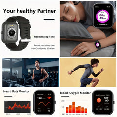 Smart Bracelet Sports Heart Rate Blood Pressure Full Touch Smart Watch