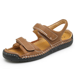 SENBURNY Men's Summer Stitching Sandals Durable Non Slip Comfy Lightweight
