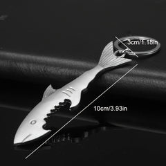 Shark Guitar Bottle Opener Keychain