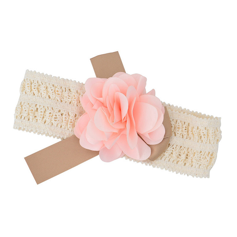 Denifery Baby Girls Pink Flower Headband Hair Accessories