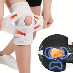 Adjustable Breathable Meniscus Knee Pads - Size Up for Outdoor Activities