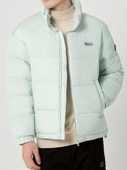 Men's Thick Stand Collar Jacket Winter Coat Warm Bread Coat