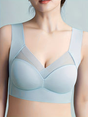 Comfy Mesh Wireless Push Up Intimates Bra