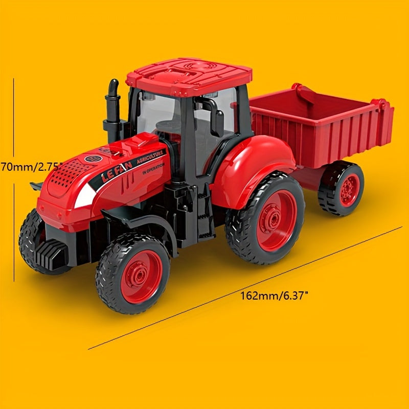 Inertia Agricultural Engineering Vehicle Toy Farm Farmer Car Toy