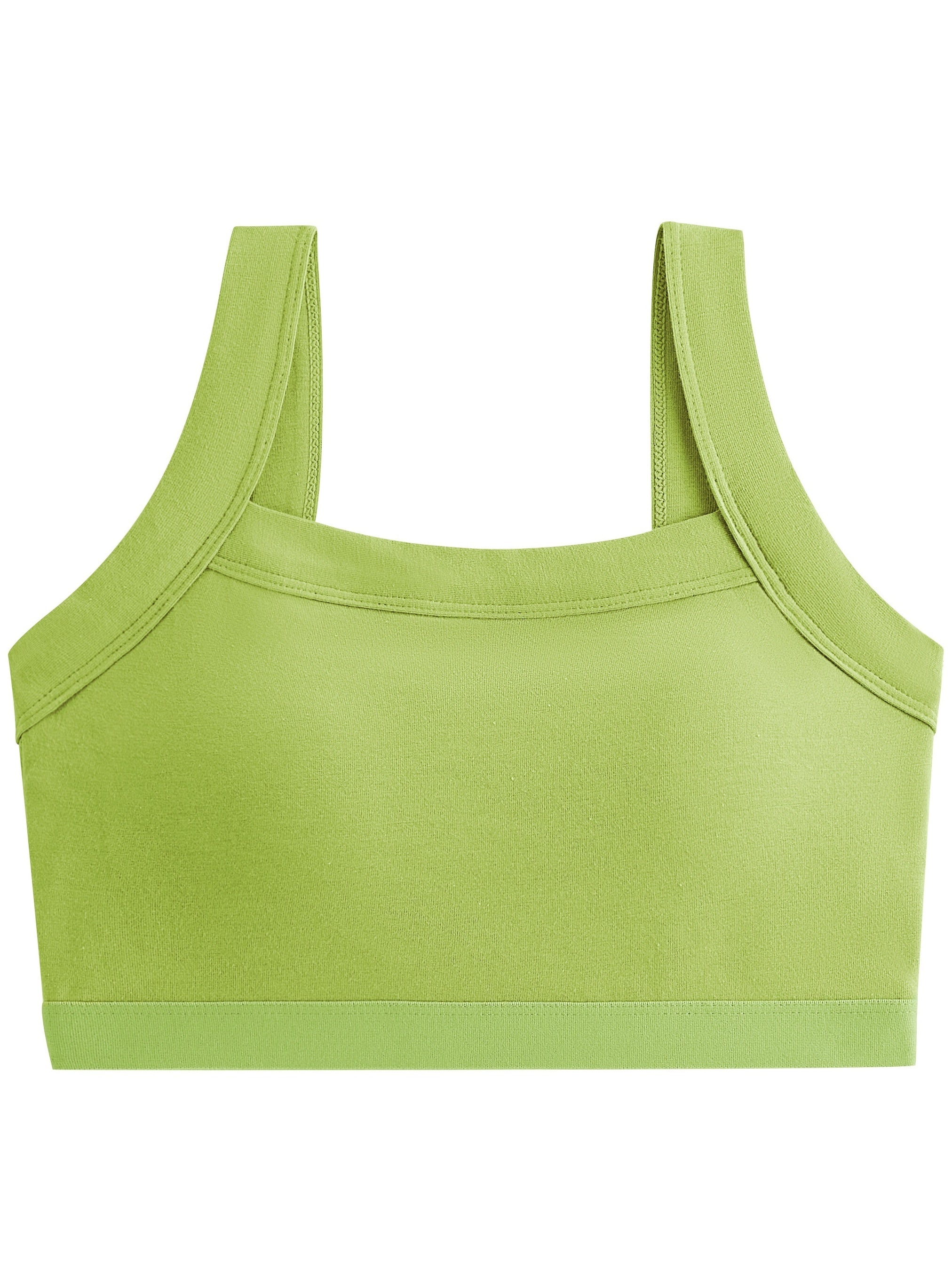 Summer Solid Sports Bra with Beauty Back Cami Workout Fitness Bra