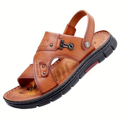 Men's Slip On Slide Strap Sandals - Summer Outdoor Walking Shoes