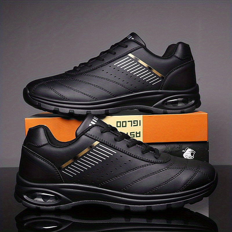 Men's Air Cushion Lace-up Sneakers for Comfortable Walking