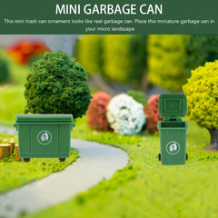 Mini Trash Can Dolls Set for Playhouse