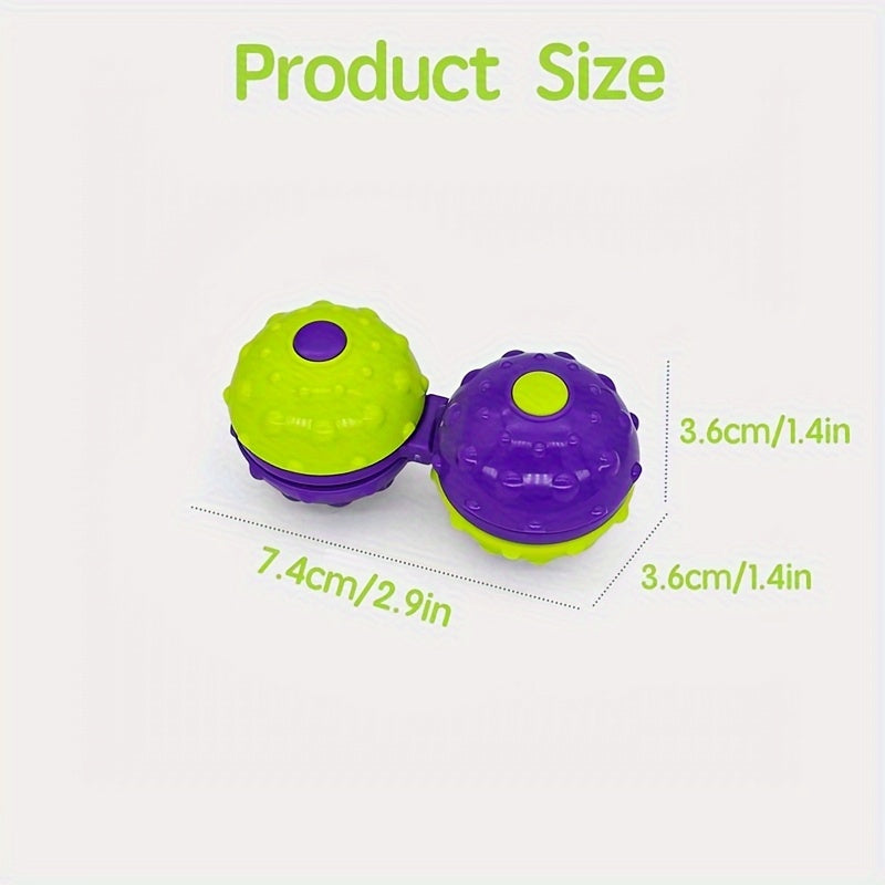 2pcs Fidget Spinning Ball Massage Ball Decompression Toy Fidget Toy