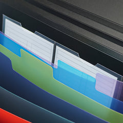 Colorful Expanding File Folder 7 Pockets Accordian File Holder