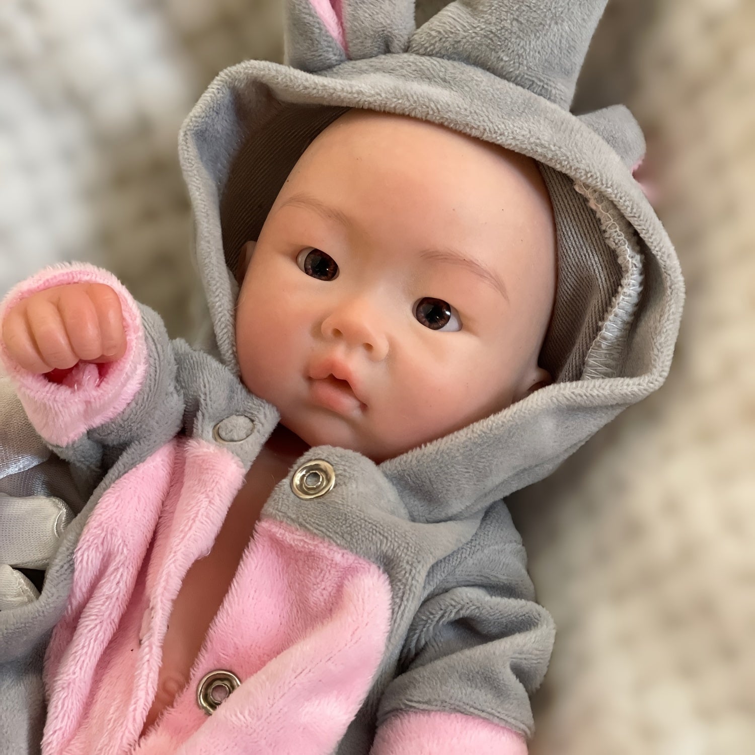 10 Inch Silicone Baby Boy Reborn Doll with Visible Veins