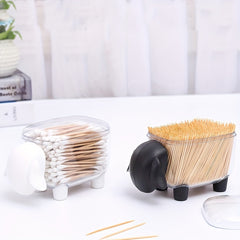 Sheep Toothpick Box Plastic Storage Animal Dust Proof Case