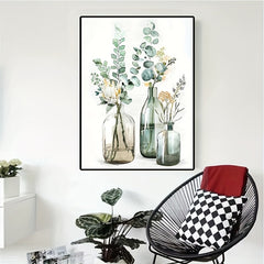 1pc Modern Minimalist DIY Vase Plant Flower Decoration Painting