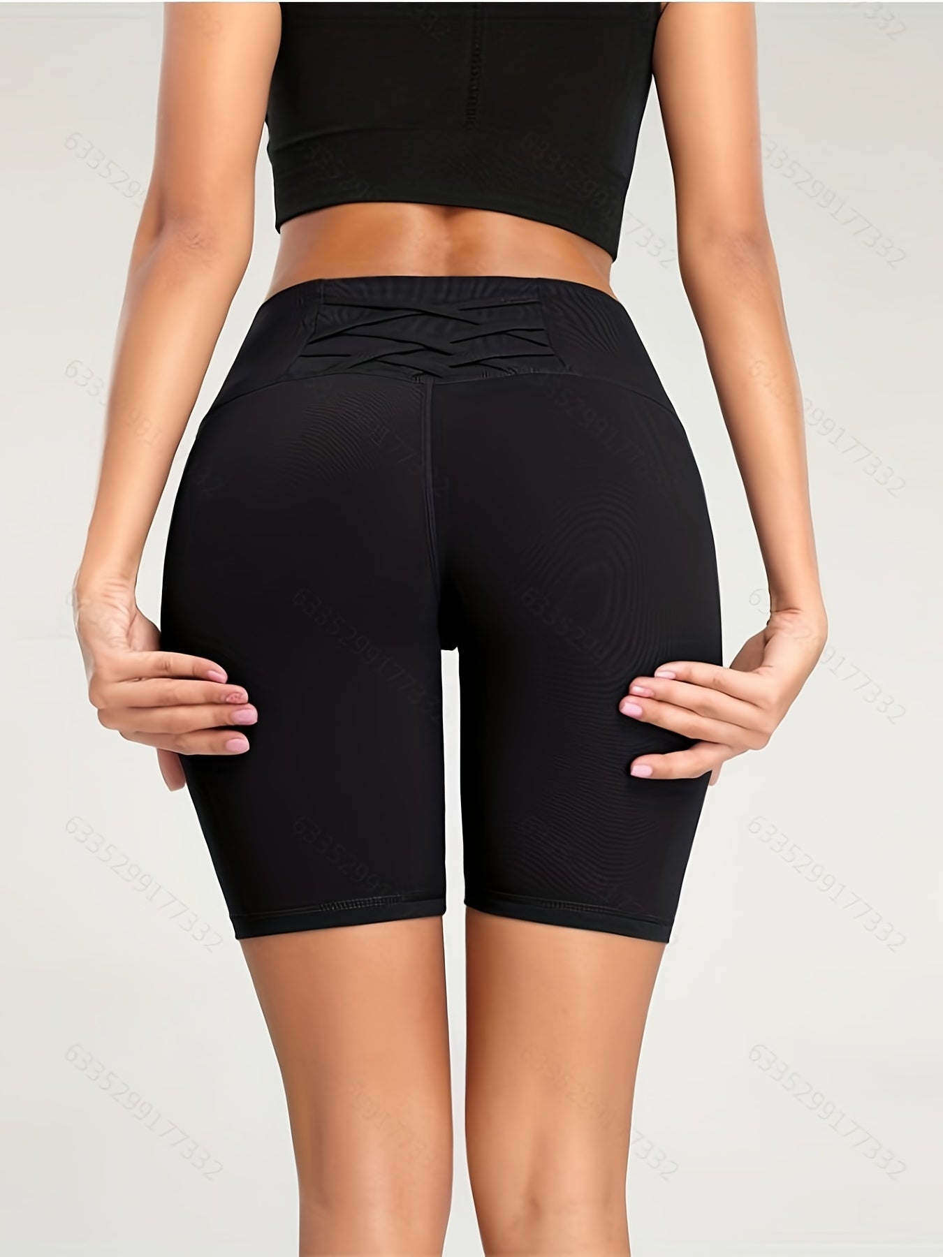 High Waist Butt Lifting Biker Shorts for Women