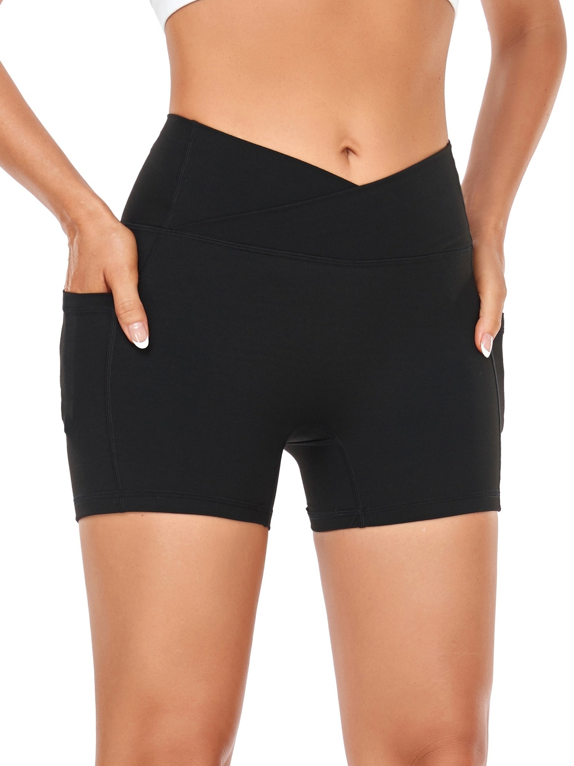 High Stretch Sports Shorts Women's Activewear