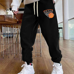 Men's Basketball Print Sweatpants Casual Joggers