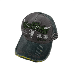Vintage Embroidery Baseball Cap Distressed Sun Hats Hip Hop Dad Hats