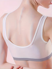 Star Pattern Wireless Sports Bra Full Coverage Tank Bra