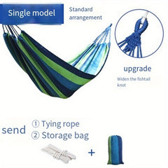 Canvas Hammock Swing Chair for Relaxation and Comfort