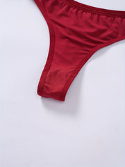 3-Pack Plus Size Seamless Low Waisted Comfort Underwear Set