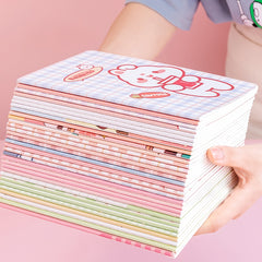 4pcs Lucky Rabbit A5 Car Line Notebook 30sheets Student Stationery