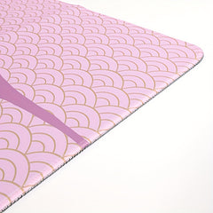 Pink Wave Gaming Mouse Pad Large Desk Mat 35.4x15.7 Inch