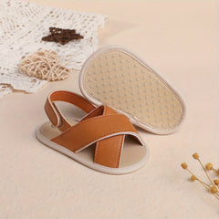 Boys' Solid Open Toe Sandals Breathable Lightweight Anti Slip Sandals