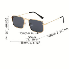 Men's Steampunk Polarized Sunglasses UV Protection with Glasses Bag