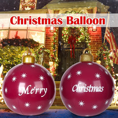 Giant 59.94cm Outdoor Christmas Inflatable Ball Decoration