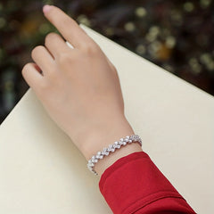 Moissanite Tennis Bracelet 925 Silver for Women