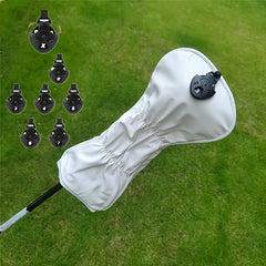 Cartoon Dog & Shamrock Golf Club Cover Fisherman Head Cover
