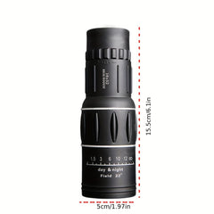 16x52 Monocular Telescope with Phone Clip & Tripod