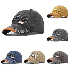 Unisex Cotton Sunshade Adjustable Baseball Cap For Outdoor Sport