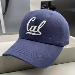 Unisex Sunshade Deepened Baseball Cap With Letter Embroidery