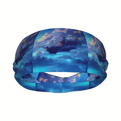Sky Sports Headband Sweat Wicking Polyester Yoga Gym Running Outdoor Access