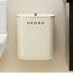 Large Capacity Trash Can With Lid Wall-Mounted Garbage Pail