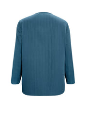 Solid Open Front Cardigan Long Sleeve Knit Outwear For Women