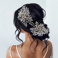 Crystal Hair Combs Wedding Accessories Rhinestone Headpiece