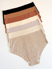 7 Pcs Seamless Bikini Panties High Waist Women's Lingerie Underwear