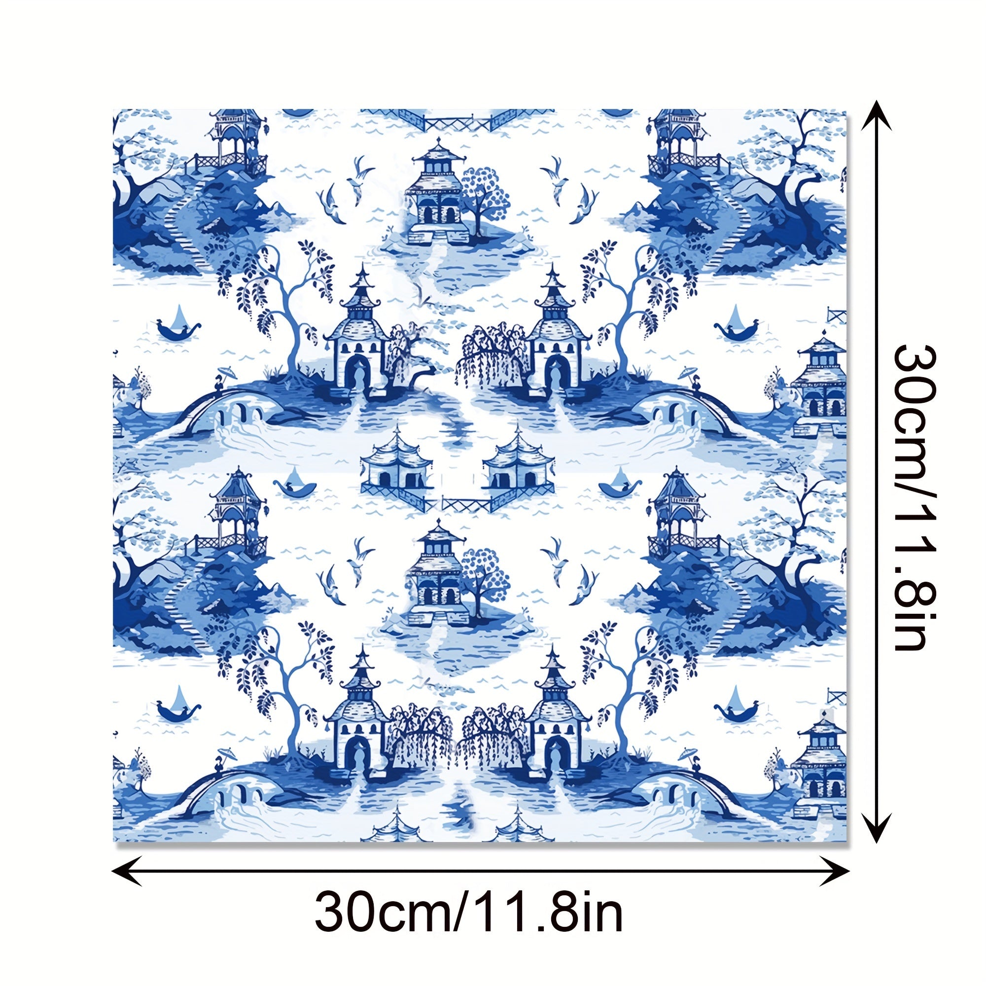 Chinoiserie Pattern Paper Scrapbook Specialty Paper Collection